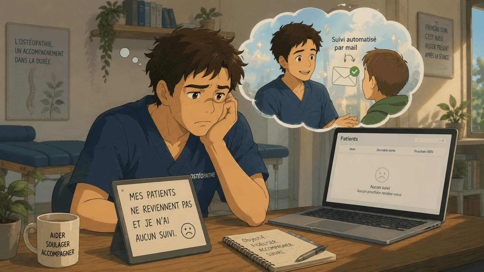 Mes patients ne reviennent pas et je n'ai aucun suivi.